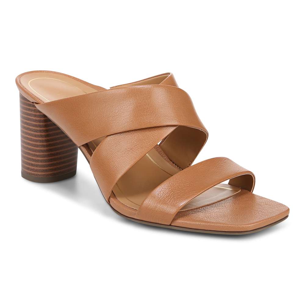 Merlot Heeled Sandal - Toffee