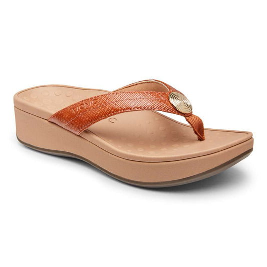 Pilar Platform Sandal - Brown