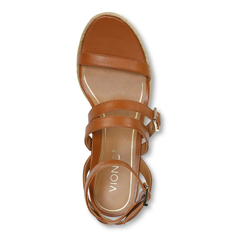 Sabina Wedge - Tan