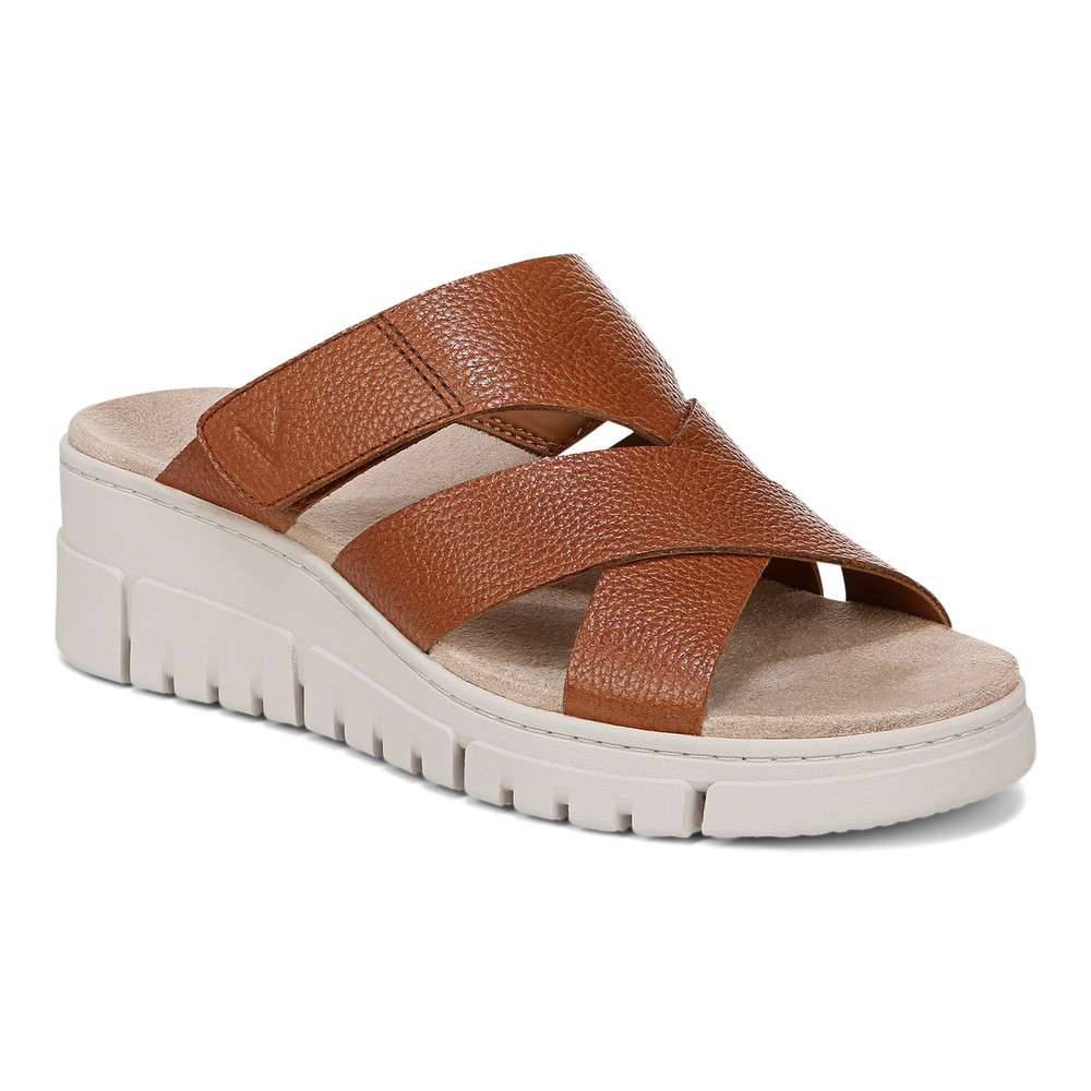 Uptown Sunset Wedge - Tan