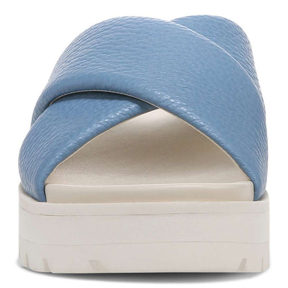 Vesta Flatform Lug Sandal - Blue Shadow