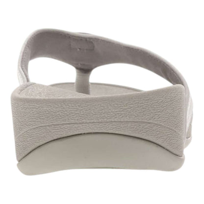 Allora Smooth Toe Post Sandal - White