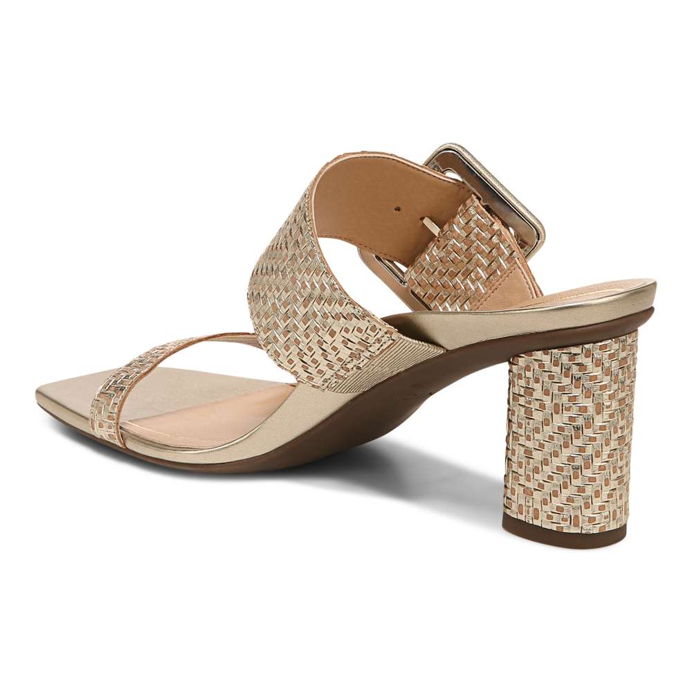 Brookell Heeled Sandal - Gold